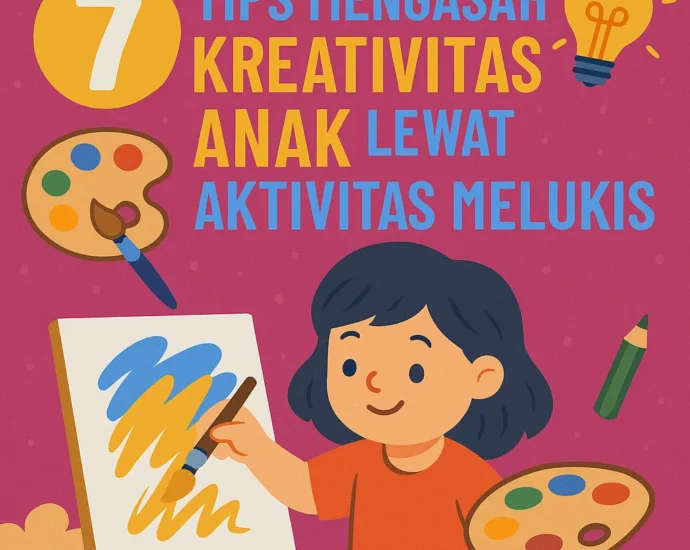 7 Tips Mengasah Kreativitas Anak Lewat Aktivitas Melukis